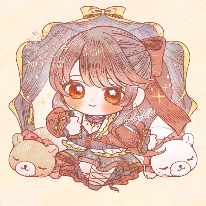 ご依頼でグッズイラストを描かせて頂きました 描き込みデフォルメで差分も沢山描かせていただきました! 素敵なご依頼をありがとうございました #イラスト #有償依頼