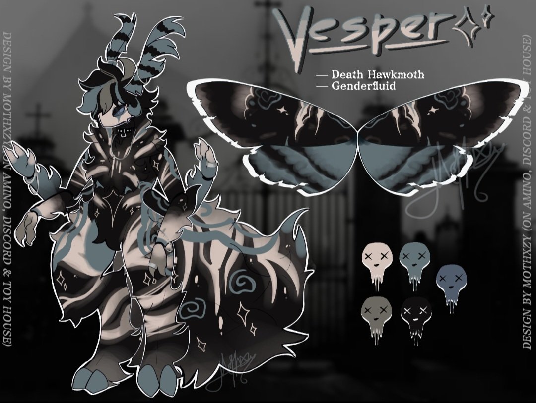 『✨️』Vesper the Death Hawk Moth tweet media