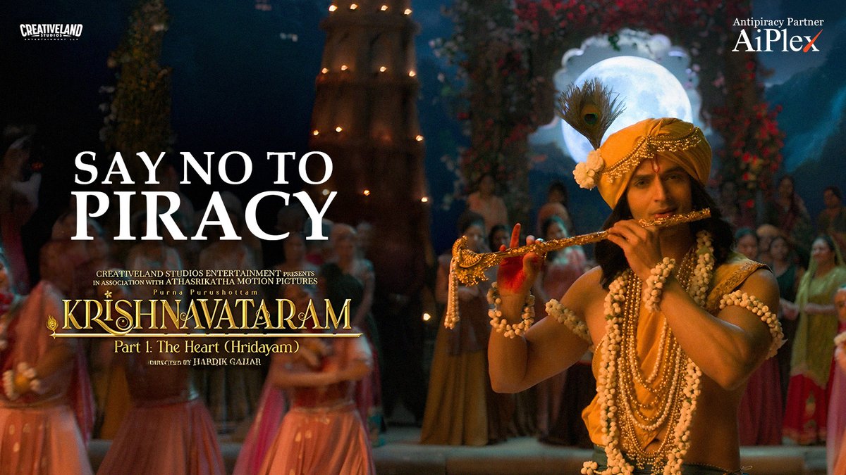 aiplexdigital's tweet photo. Experience Krishna’s journey like never before 🌟
A magnificent tale of love, devotion & wonder—crafted for the big screen 🎬✨
Book your tickets now
#Krishnavataram #Adventure #Devotional #Drama #Romantic #bookingsopen #aiplex #antipiracy #aiplexantipiracy https://t.co/GeGTi7EAVp