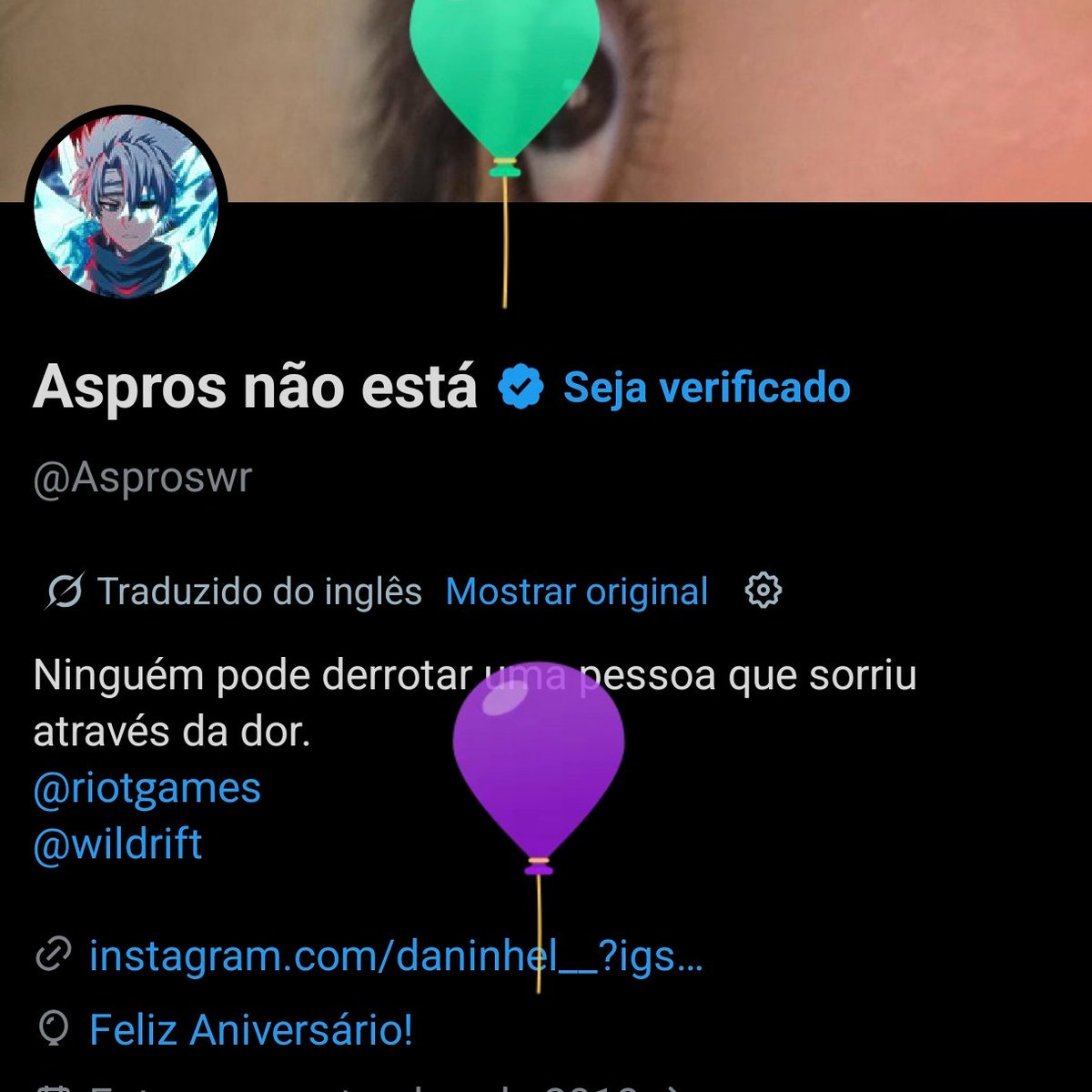Aspros não está tweet media