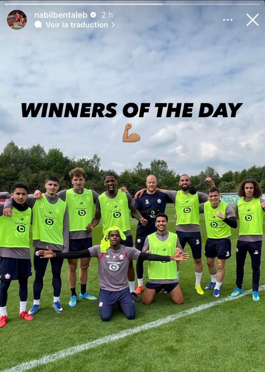 🚨 𝗚𝗥𝗔𝗡𝗗 𝗥𝗘𝗧𝗢𝗨𝗥 ! Nabil Bentaleb a retrouvé l’entraînement avec le LOSC ! 🔙❤️

L’international algérien a lui-même partagé son retour via une story Instagram publiée au Domaine de Luchin 📸🔥