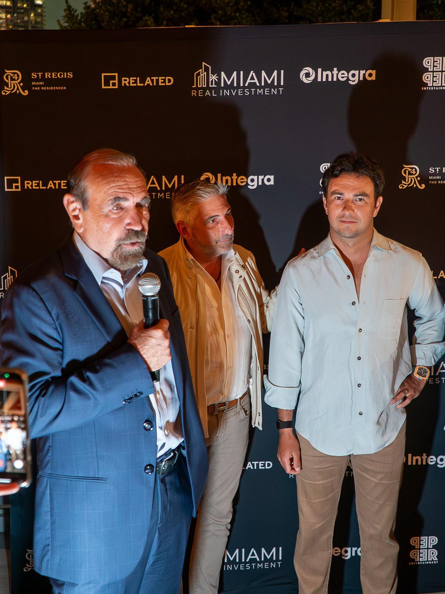 Travaleo_'s tweet photo. Travaleo continues to build within the highest tier of the global real estate ecosystem.

Our participation in a private Miami event hosted by Aurami Capital & MRI brought together:

Leading developers
UHNW investors
Global athletes

Including Sergio Pérez and industry leaders like Jorge Pérez.

This is where the next generation of real estate capital is forming.

#Travaleo #RealEstate #BrandedLuxury #Miami #Investing #UHNW #LuxuryRealEstate