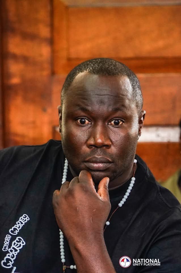 DavidLRubongoya's tweet photo. Before detaining him, comrade Achileo Kivumbi headed security at the @NUP_Ug Headquarters. Today is his birthday. He was first arrested in Kalangala during the 2021 election, and spent several months in detention. In August 2024, they abducted him yet again and detained him again for several months. He was released on 2m bail by the military court. He was yet again abducted in February 2025, held incommunicado for several days and later dumped at Nansana police. Since then, Achileo has been detained at Luzira Upper Prison, alongside many other comrades. Incredible, the price people like Achileo continue to pay for simply believing that Uganda deserves better. WE SHALL OVERCOME. 
#FreeUgandaNow