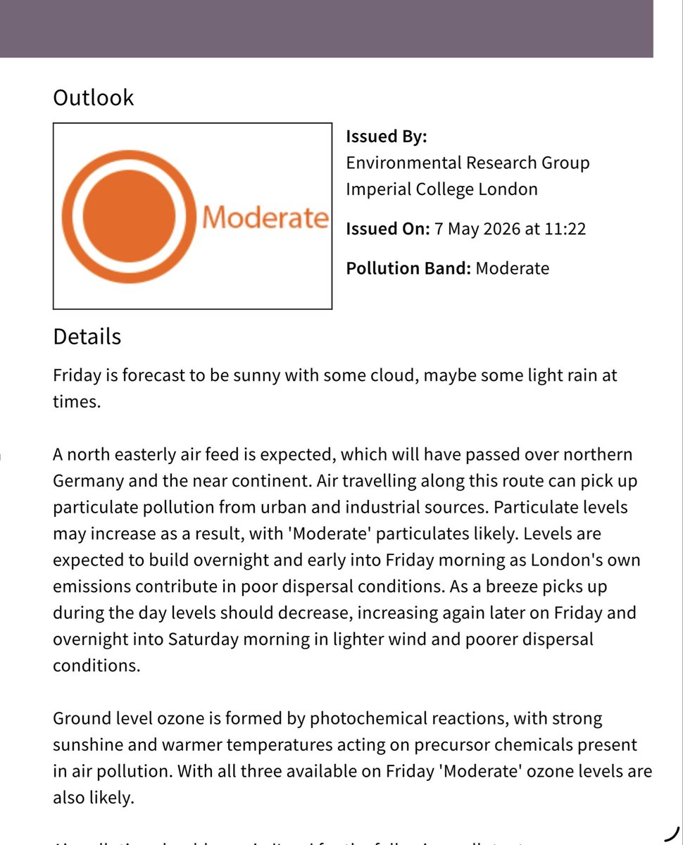 Clean Air in London tweet media