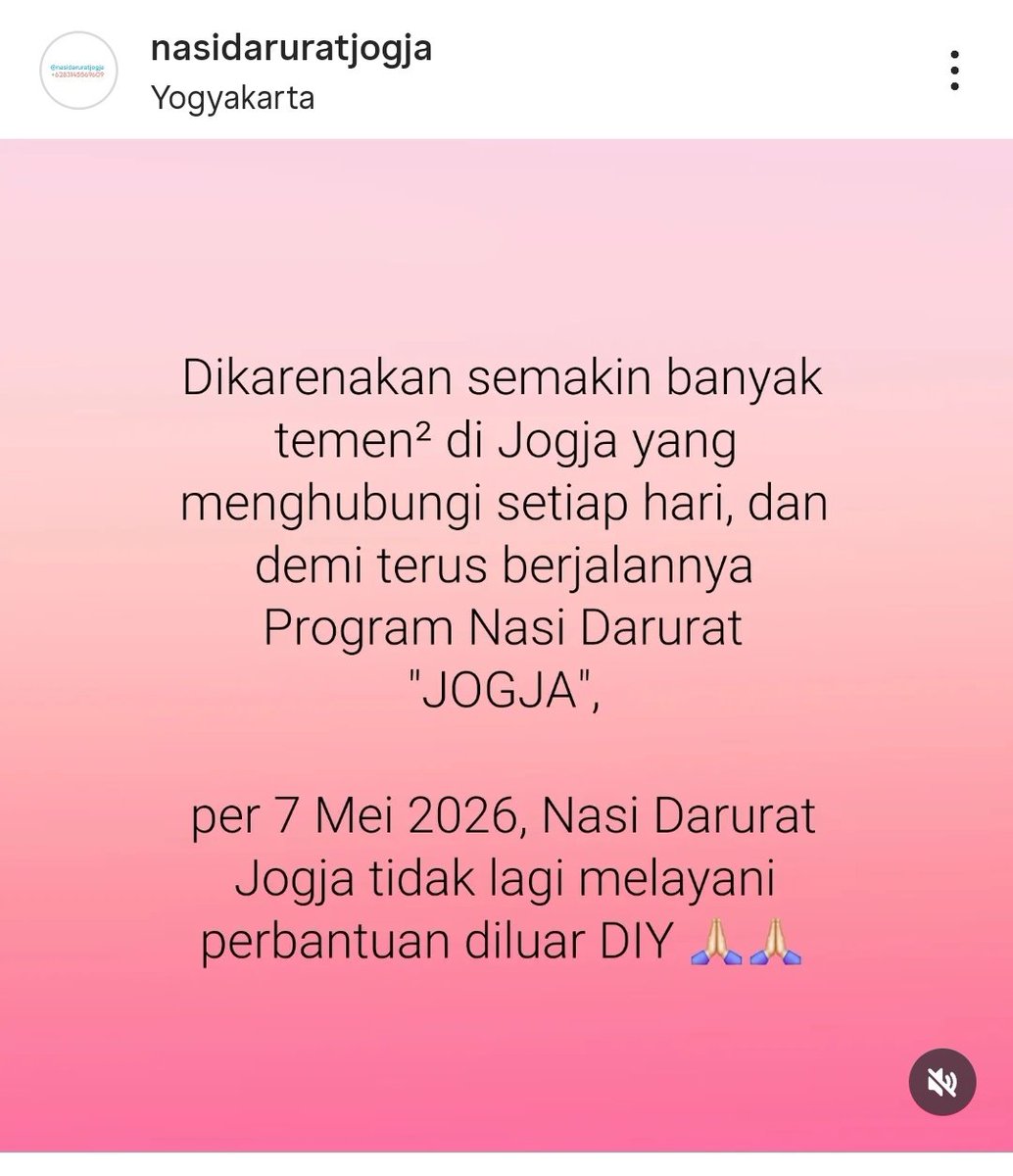Nasi Darurat Jogja tweet media