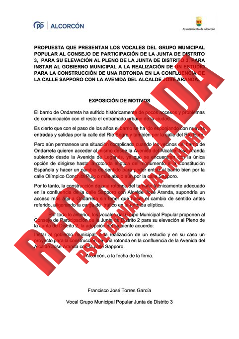 Mejorar la movilidad y el acceso al barrio de Ondarreta no es importante para este equipo de gobierno 🥀👇