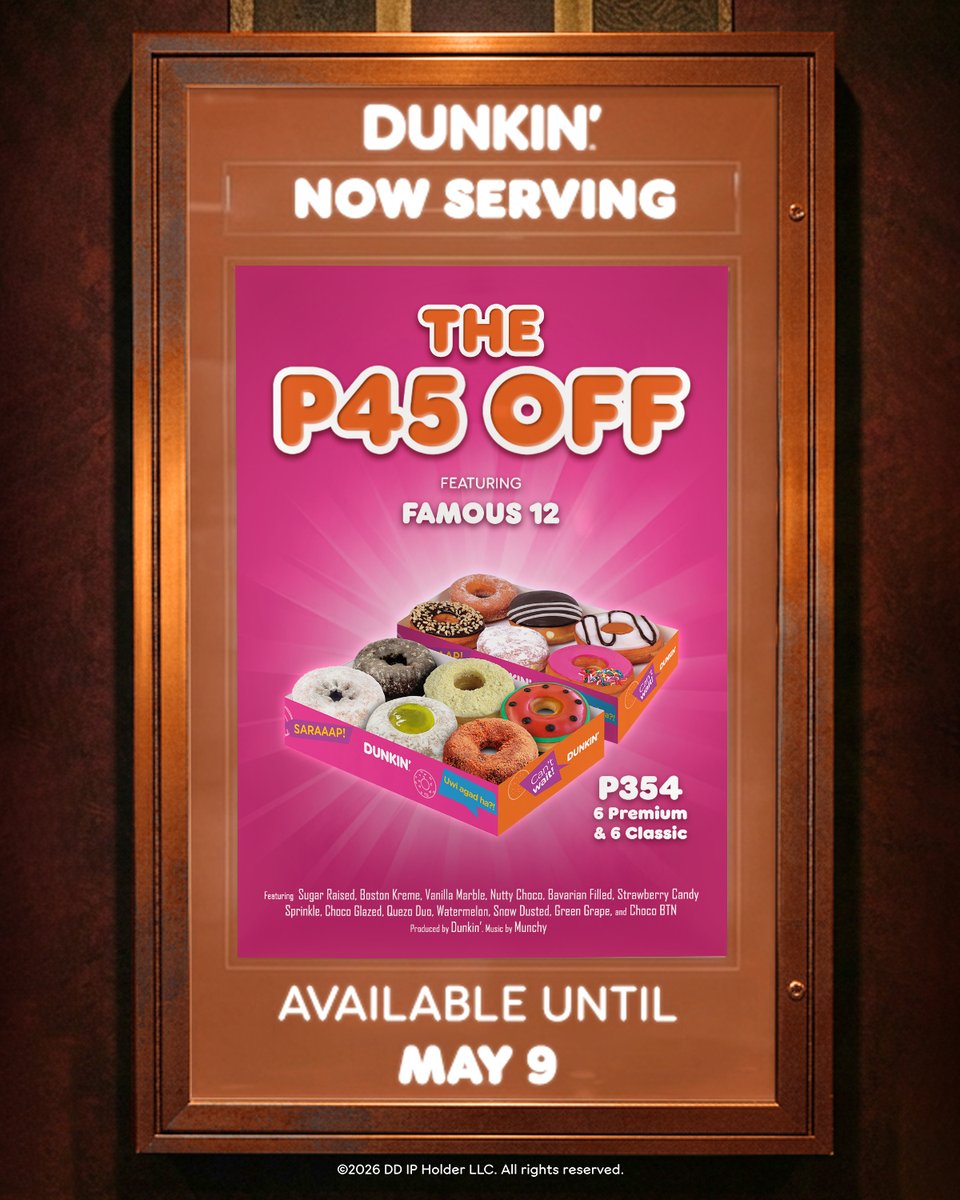 Dunkin' Philippines tweet media