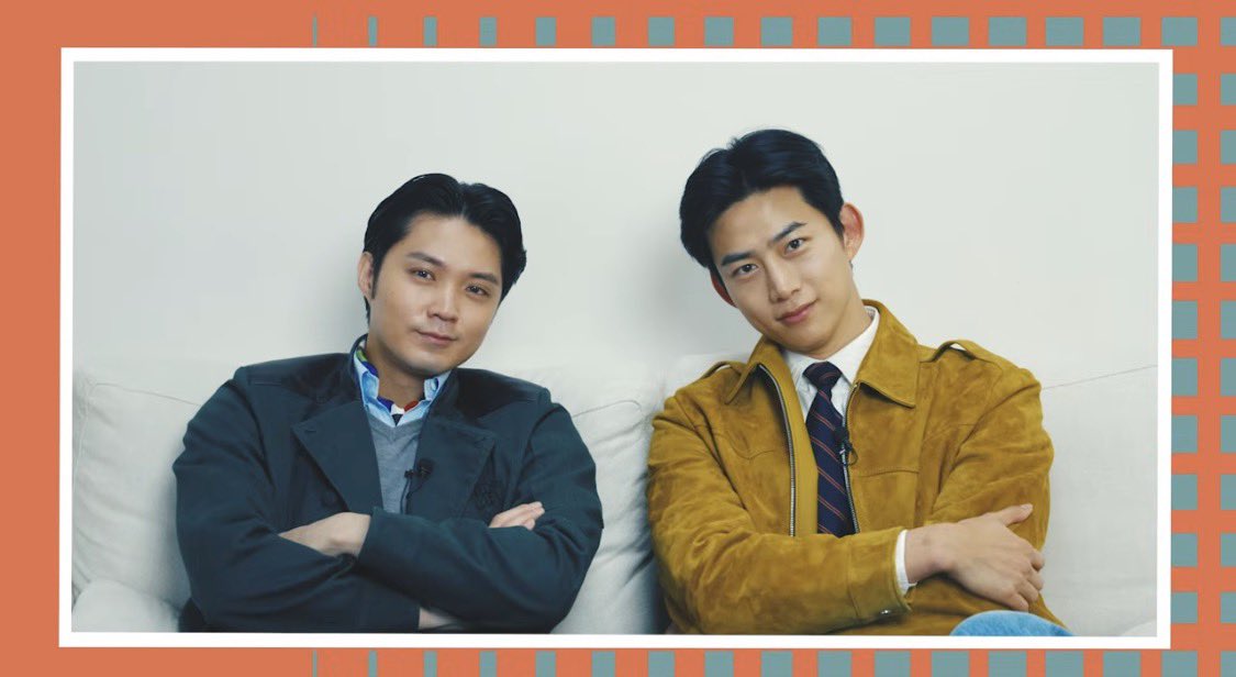二人のケミが良かった😂
楽しいトークでした。
怪獣って🤣🦖🦕

【磯村勇斗×オク・テギョン】『ソウルメイト』のふたりのシンクロ率をチェック🫶✨｜CHEMISTRY GAME｜ ELLE Japan youtu.be/u5tKy7uy-5U?si… <a href="/YouTube/">YouTube</a>より