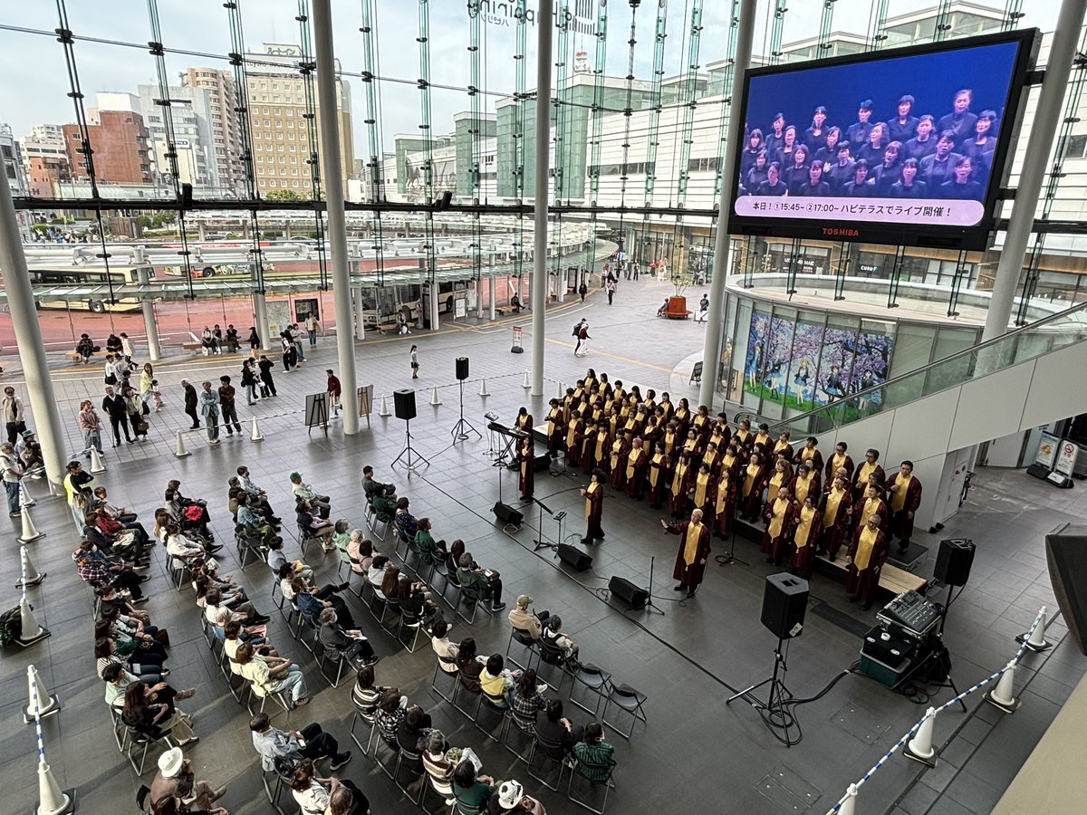 anointed_jp's tweet photo. 【5月2日（土）北陸プレライブ第三弾！】

in 福井駅前 ハピテラス🦕

久しぶりの福井��のライブ。
恐竜も一緒に、盛り上がりま��た！！

メンバーには福井出身・在住のメンバーもたくさんいます。
次は是非一緒に、歌いましょう🎤 https://t.co/LBxzHEuTkJ