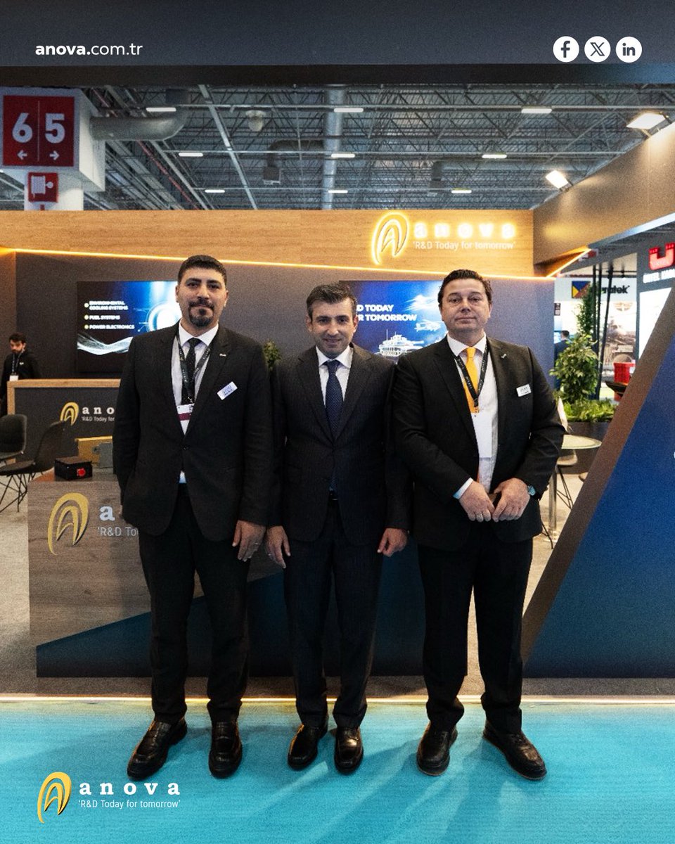 anova_arge's tweet photo. A valuable visit at SAHA Expo 2026.

We were pleased to host Selçuk Bayraktar at the ANOVA R&amp;D booth and share our latest engineering solutions for the defense and aerospace industries.

Thank you for the visit.
#AnovaArGe #Baykar #SAHAExpo2026 #DefenseTechnology https://t.co/urHi1tIXzd