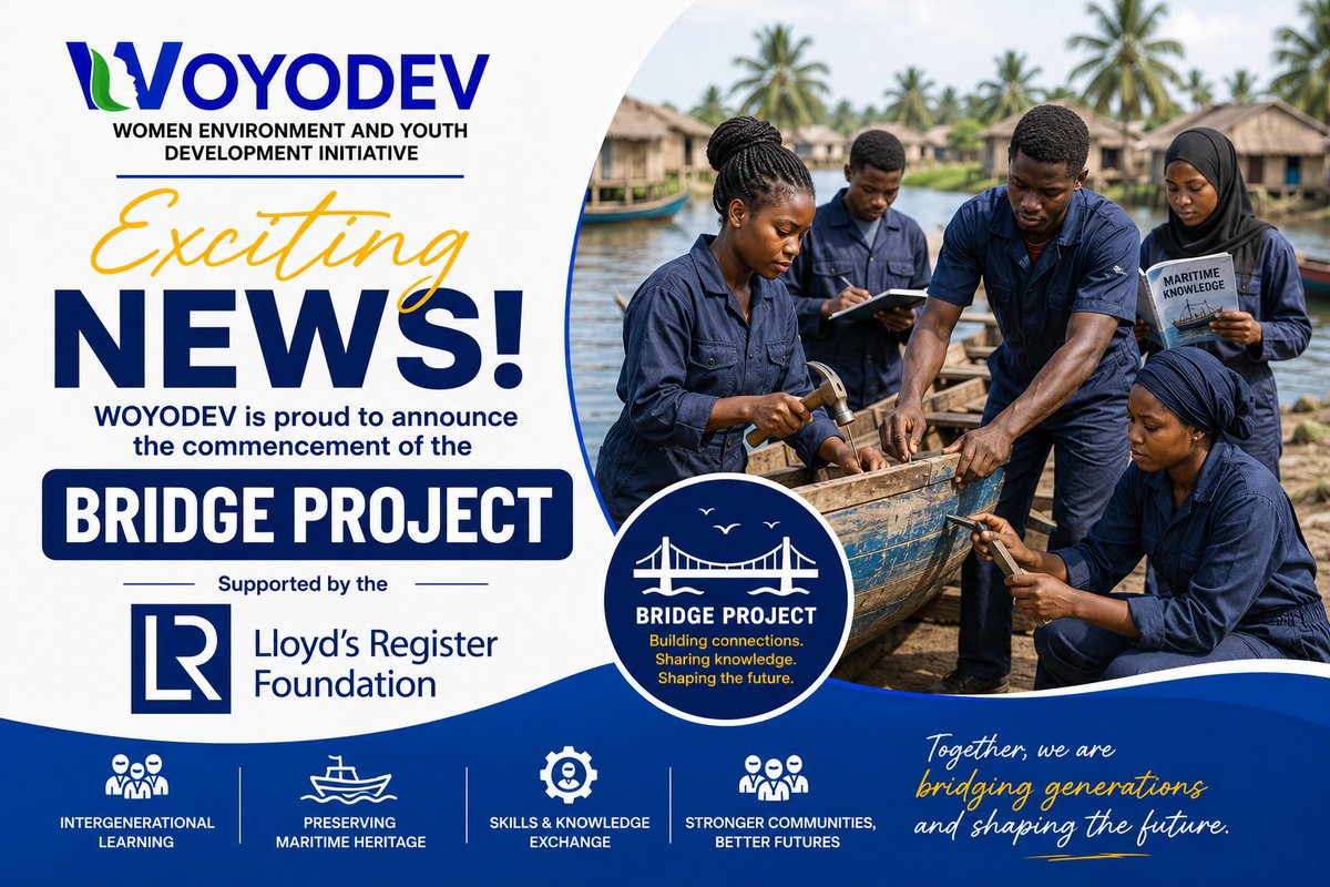 woyodev's tweet photo. 🚨 Exciting News from WOYODEV! 🚨
We are delighted to announce the commencement of the BRIDGE Project, supported by the Lloyd’s Register Foundation. 🎉
@lloydregister @WHO #PartnershipsForImpact https://t.co/viy9gkD1oR