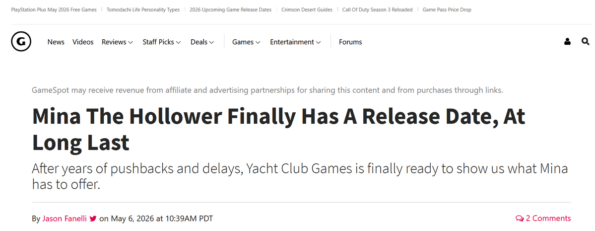 Saved You A Click Video Games tweet media