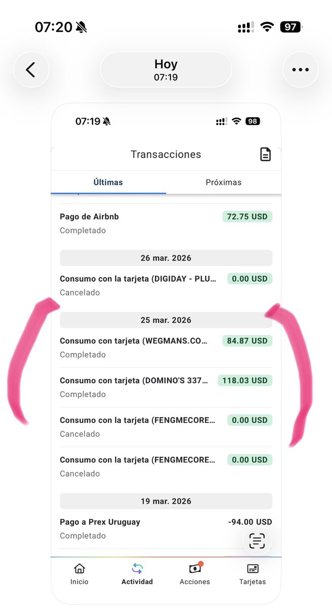 Noelia_GP's tweet photo. Hace mes y medio que me robaron 200 usd de @Payoneer por consumos fraudulentos y aún no logro que lo reintegren ni que me repongan la tarjeta.  Con razón las acciones de la empresa bajaron un 50%, por inoperantes. @Payoneer_Help @PayoneerEspanol @Payoneer_Latam https://t.co/5WsfnTml49