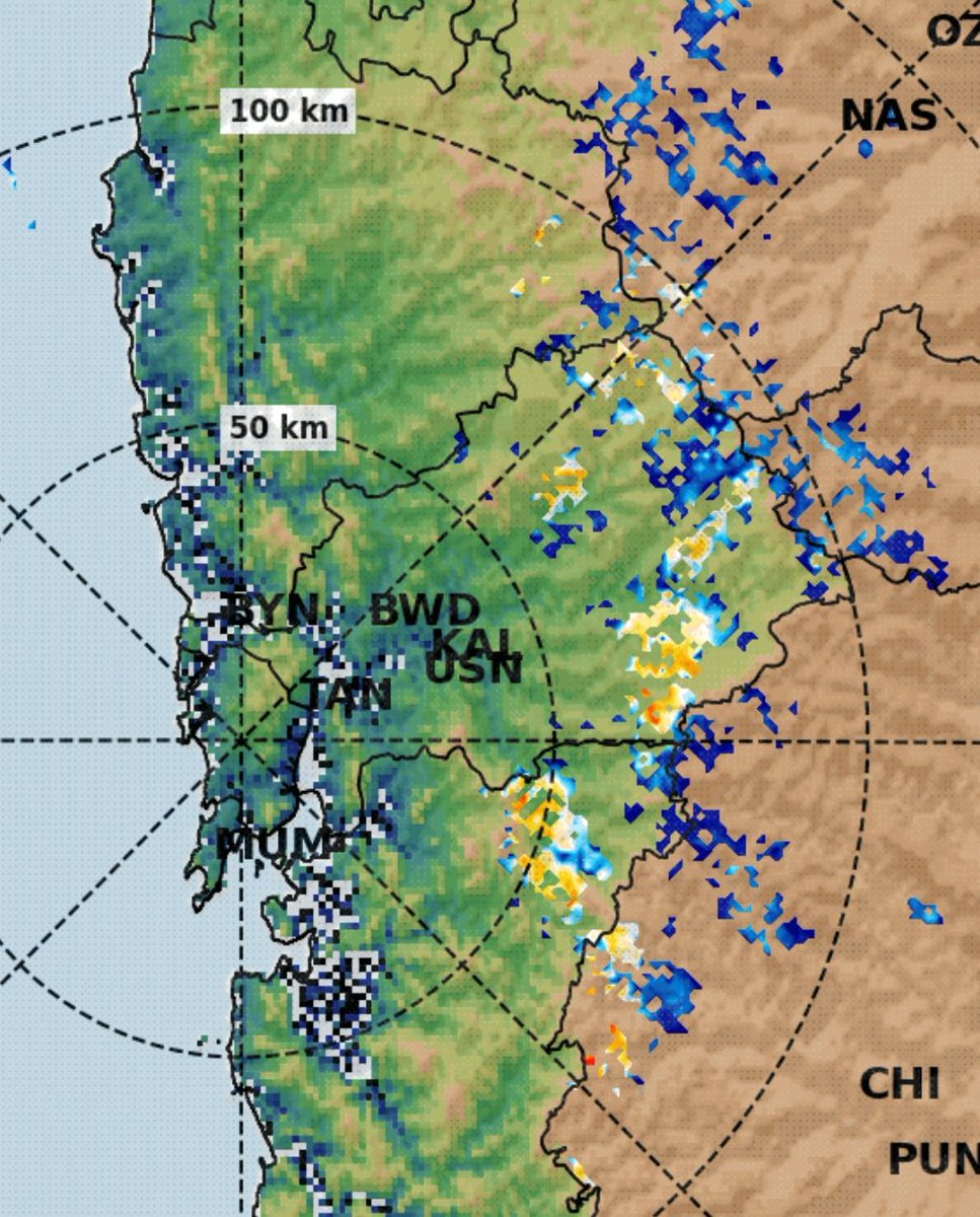 Parth_GPT's tweet photo. ⛈️Thunder development over Interior MMR, #Pune & Some Ghat Areas.
Thunderstorms are expected over #Neral #Panvel in the next 1 hour.
Such, evening developments will be frequent from now onwards; more towards the #Kolhapur region.
#Maharashtra https://t.co/WUkt3bftnH