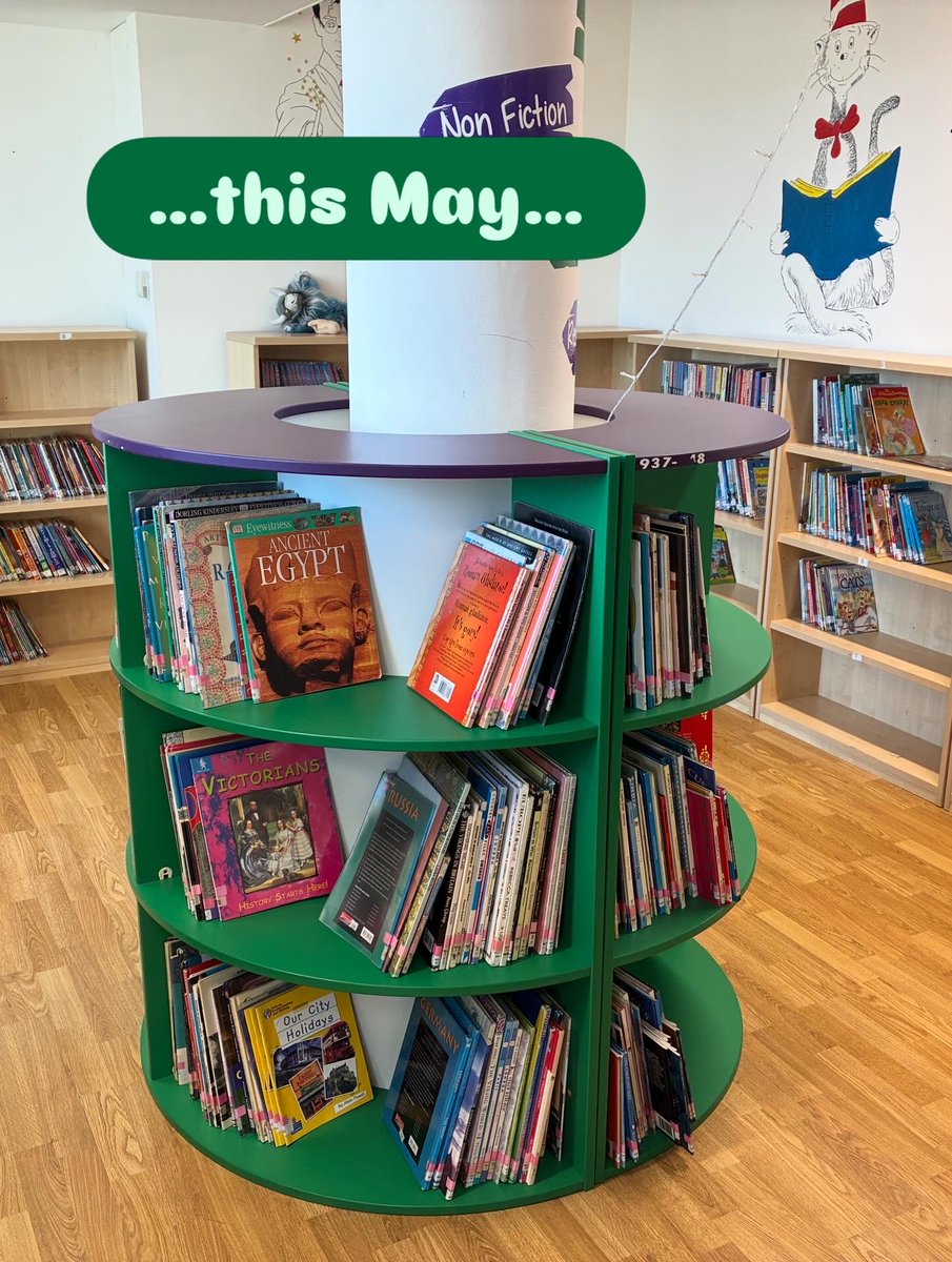 HounslowSLS's tweet photo. May is Get Caught Reading Month! Whether it’s one page, one chapter or one book, every moment counts. Grab a book, get comfy and let yourself get caught enjoying a good book! 📚😊 #readingforpleasure #getcaughtreadingmonth #schoollibraryservice https://t.co/b3YlQxWtVn