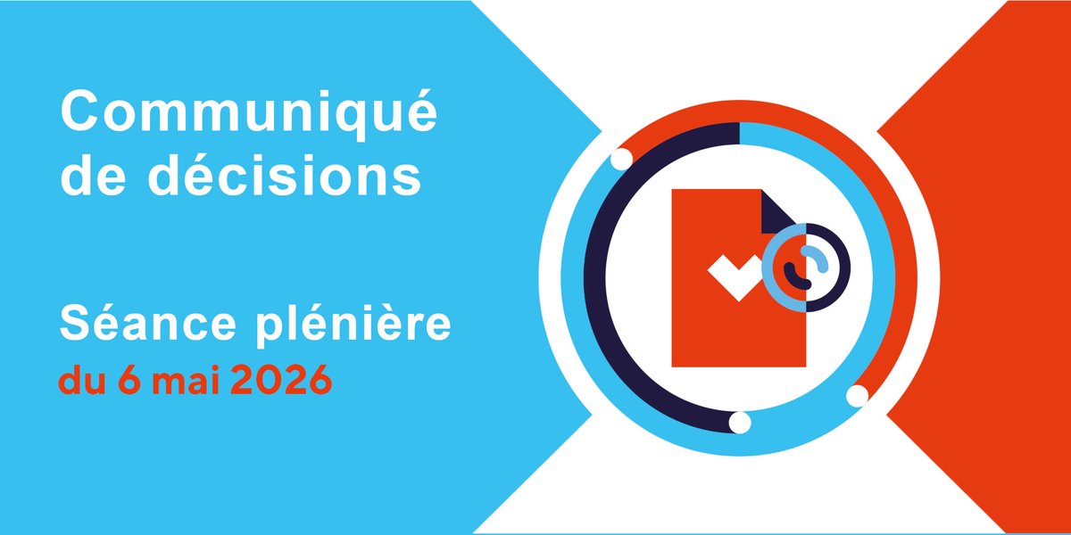 CNDPDebatPublic's tweet photo. [#SeancePleniere 📣] Le communiqué de décisions de la séance plénière du 6 mai est en ligne. 
📁 Au programme des délibérations : désignation de garantes et garants de concertations, présentation de dossier, calendrier et modalités de débat public...
🔗 Lien en commentaire 👇 https://t.co/LO3pPqFL7S