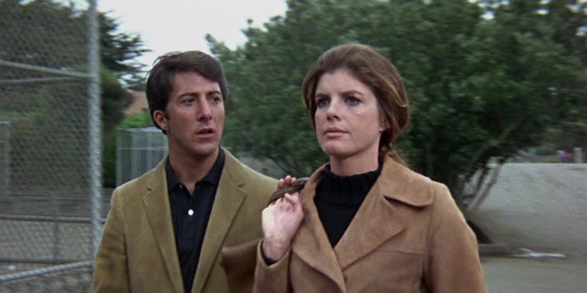 The great Dustin Hoffman and Katherine Ross in The Graduate