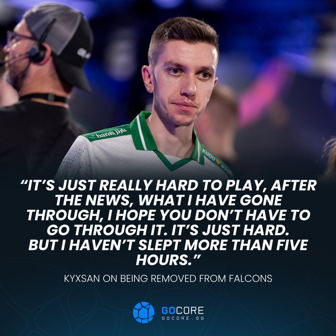 Kyxsan didn’t sleep after he heard the news, but we're sure he can find a team more suited for him! 💪