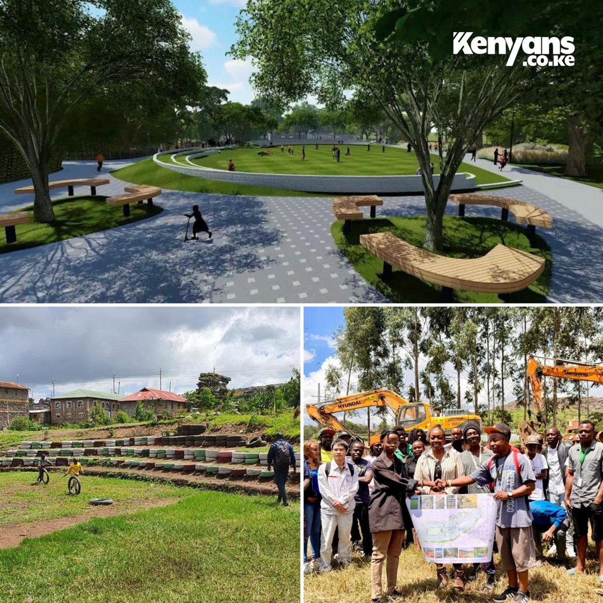 Kenyans's tweet photo. Artistic design of Tempo Arts Park in Mathare ahead of its planned upgrade https://t.co/9ahIPDmIf8