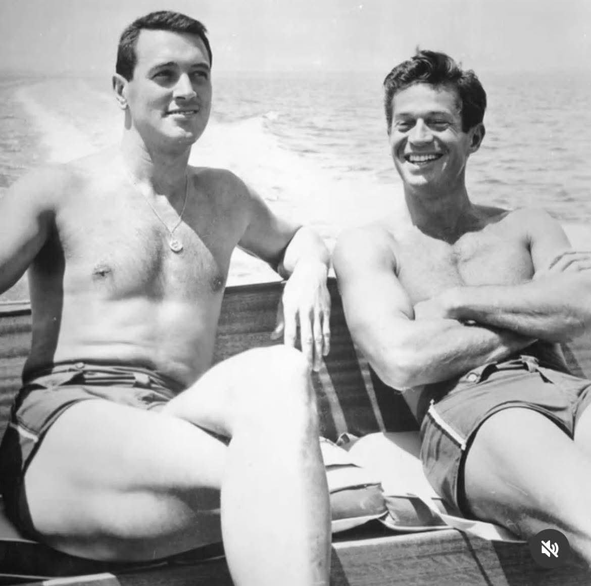 DefensorDeDilfs's tweet photo. Rock Hudson and George Nader, close friend and personal assistant to Rock Hudson. Pic Circa 1960 https://t.co/DqG8XOsg7K