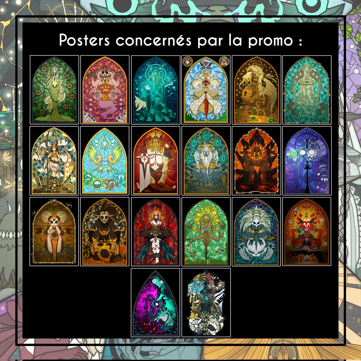 N'oubliez pas que l'intégralité de ces posters sont en destockage sur la boutique, et donc à prix réduit jusqu'à épuisement des stocks !
C'est le moment de complèter votre collection avant la rupture ! #dofus #fanart
#wakfu (RT super appréciés 💕)