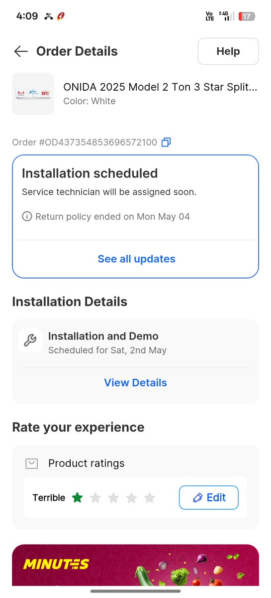 ranjithanil's tweet photo. @FlipkartStories flipkart did installation when I switched on ac water leaking inside home
Now brand not accepting my complaint they said u may contact flipkart for first installation problem 
Now flipkart not responding
097310 35273 https://t.co/40qxnIBSKe