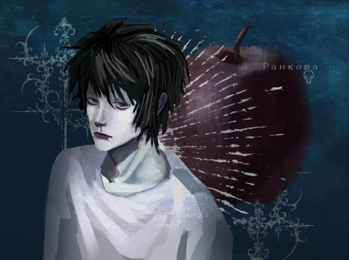 san_sufi's tweet photo. L 
#DEATHNOTE #L #Fanart #apple https://t.co/AaeuC724r2