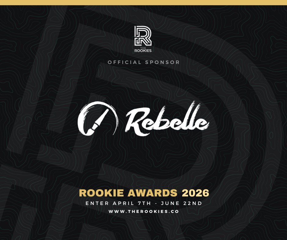 escapemotions's tweet photo. Great news! Rebelle is officially a gold sponsor of The Rookie Awards 2026. Submissions are open until June 22 so get your portfolio ready and try your chance! More info: https://t.co/hn60Hvaazo

@TheRookiesCO https://t.co/ALhl2ZoMRP