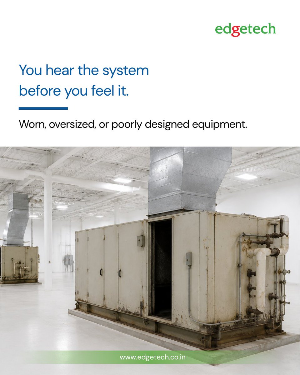 Edgetech__'s tweet photo. In commercial spaces, the signs of underperforming air handling are easy to miss. Until they're not.

Looking for cleaner, healthier, more efficient air across your commercial spaces?
📧 sales@edgetech.co.in

#EdgetechIndia #AirHandlingSolutions #CommercialSpaces https://t.co/78nNUSk6Wo