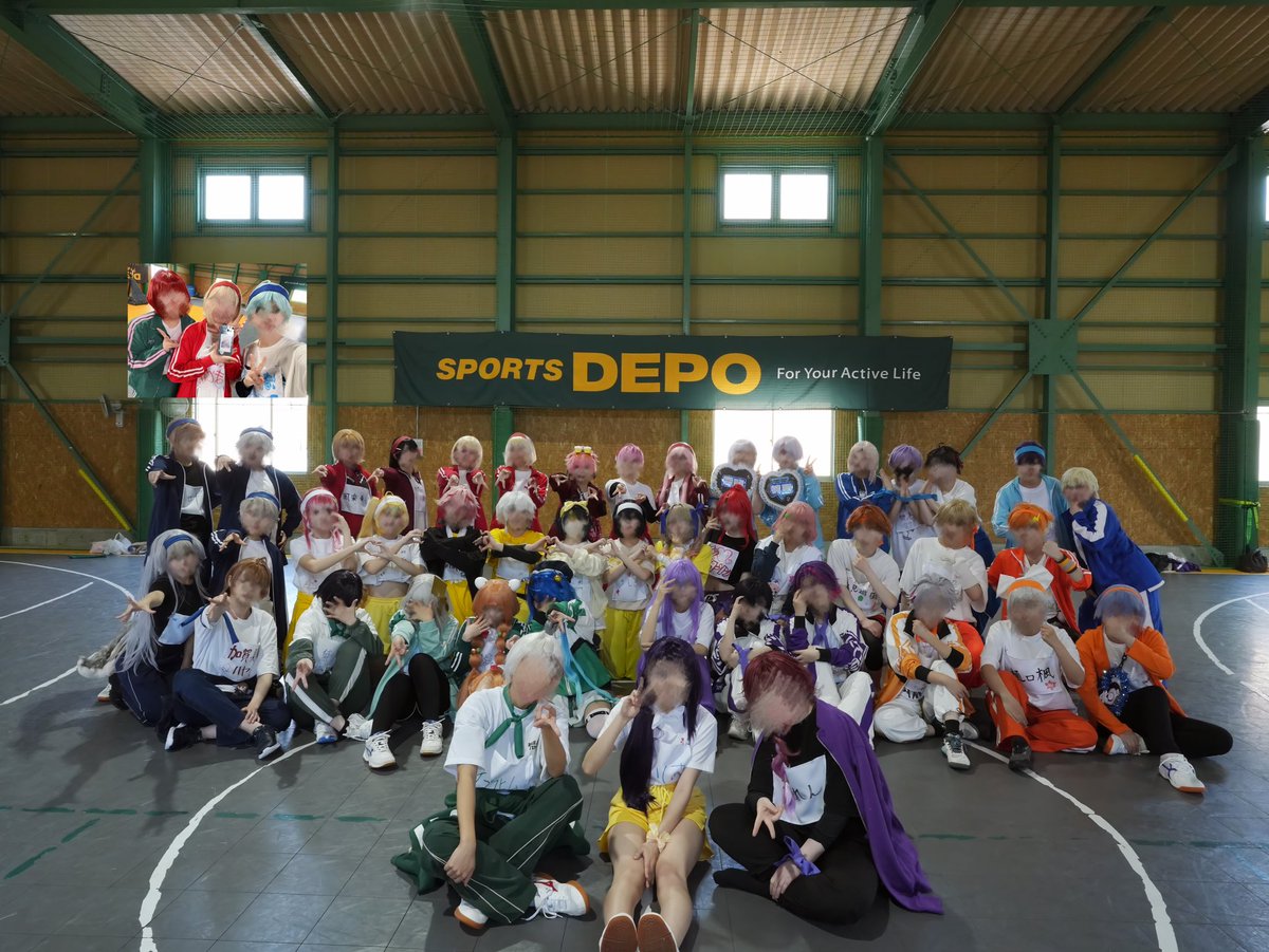 大運動会2枚 0502njsj大運動会 びっくりするくらい色々あったけど、楽しかったです