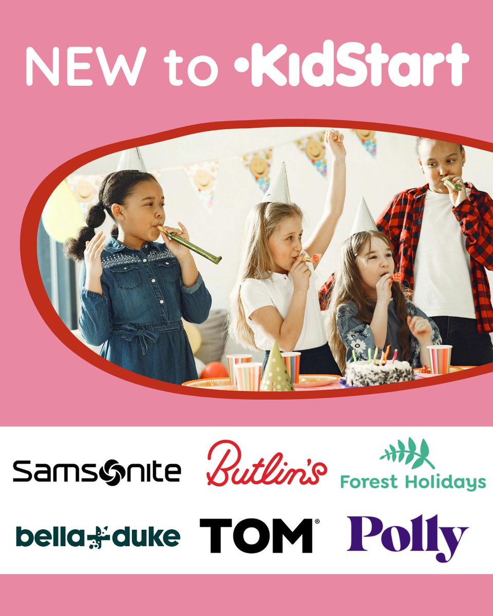 KidStart's tweet photo. We've been working hard behind the scenes adding new retailers to KidStart that you can save for your children with. They include popular insurance, holiday and wellness brands with up to £66 back in KidStart Savings!

❤️See our favourites here > https://t.co/HOF182n1Uw https://t.co/rWte0vWQE5