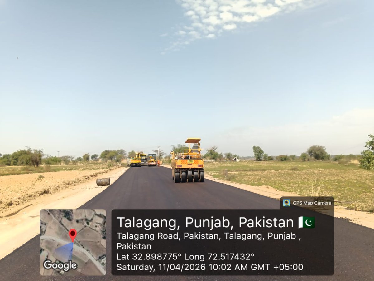cwdpunjab's tweet photo. #سڑکیں_بحال_پنجاب_خوشحال
Under Chief Minister @MaryamNSharif Roads Restoration Program, rehabilitation of 69 km long, 𝐓𝐚𝐥𝐚𝐠𝐚𝐧𝐠-𝐊𝐚𝐥𝐥𝐚𝐫 𝐊𝐚𝐡𝐚𝐫-𝐂𝐡𝐨𝐚-𝐒𝐚𝐢𝐝𝐞𝐧 Road.
#roadrestorationprogram #localroadsprogram #BuildingPunjab #DevelopingPunjab #PunjabProgress #سوہنے_پنڈ_سوہنیاں_راہنواں #Kalarkahar #Talagang
@SohaibBherthMPA