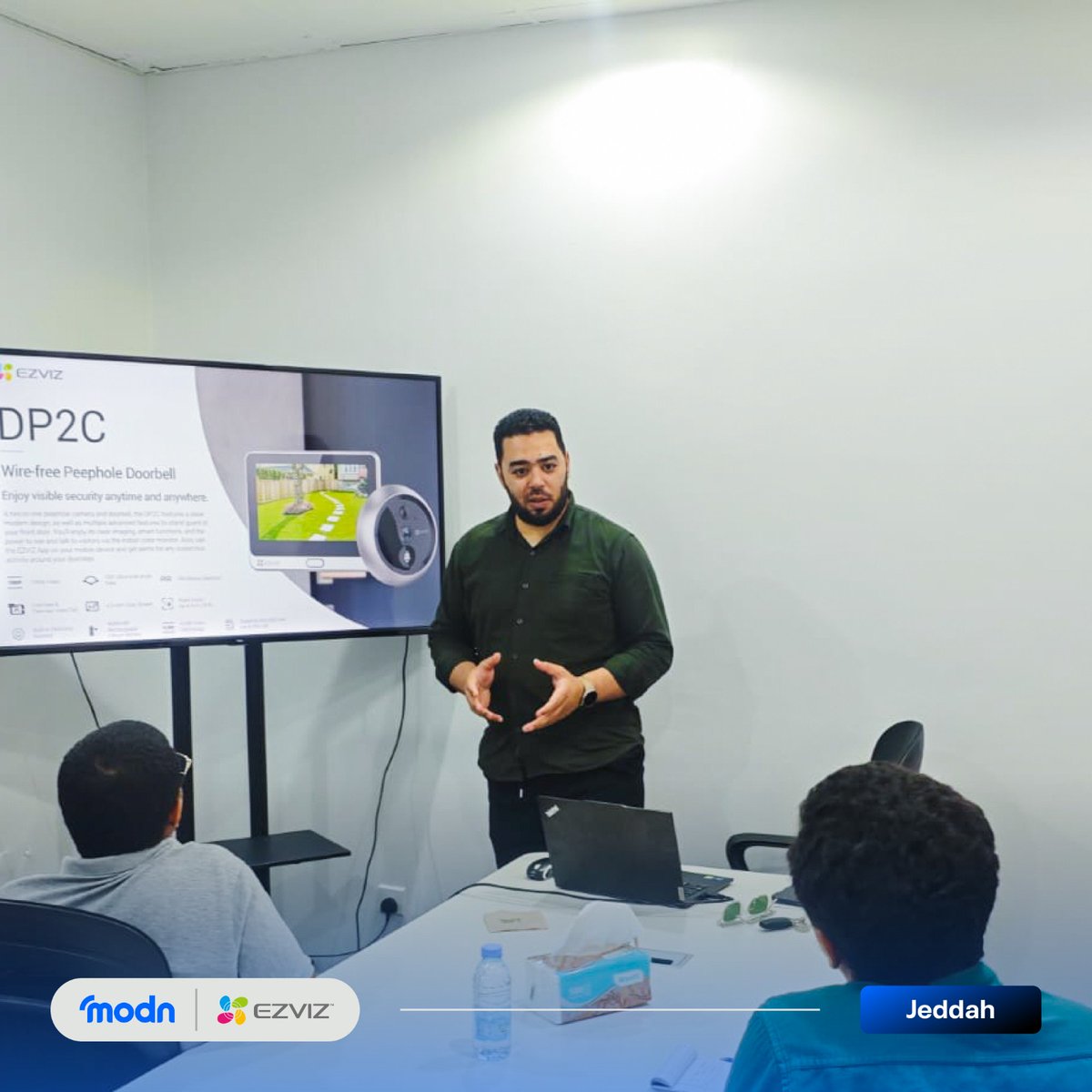 modntelecom_'s tweet photo. We are pleased to collaborate with EZVIZ to provide training on the latest surveillance and security technologies to our sales team in Jeddah.

We would also like to extend our sincere thanks to Mr. Abdalla Almenshawy for his efforts and fruitful cooperation.

#EZVIZ #SmartHome https://t.co/ZW26pgHOKe
