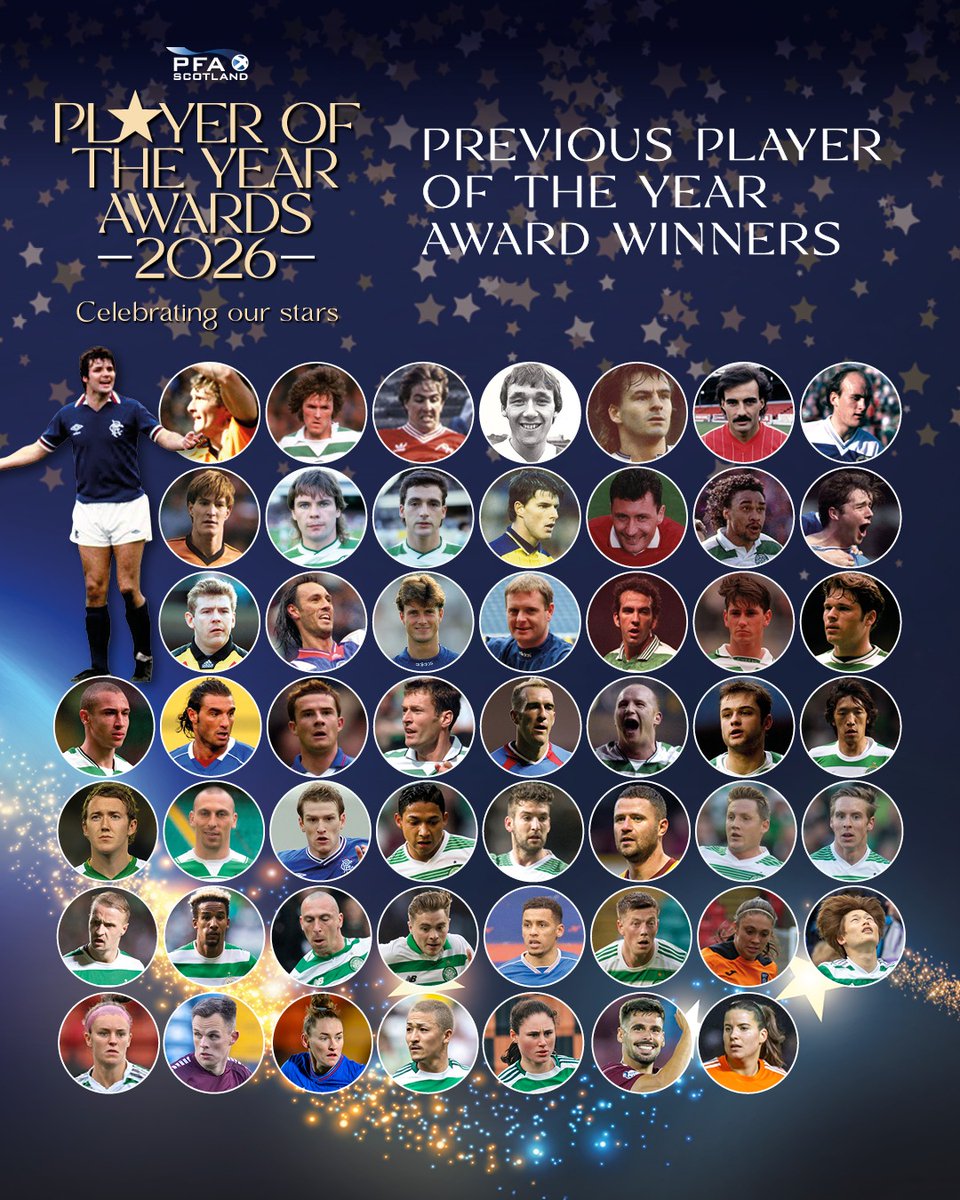 PFAScotland's tweet photo. Written into history 🏆

After picking up their respective Player of the Year Awards on Sunday night, Claudio Braga and Nicole Kozlova are now part of a long list of PFA Scotland POTY winners – welcome to the roll of honour 👏 https://t.co/JFMh47gIwI