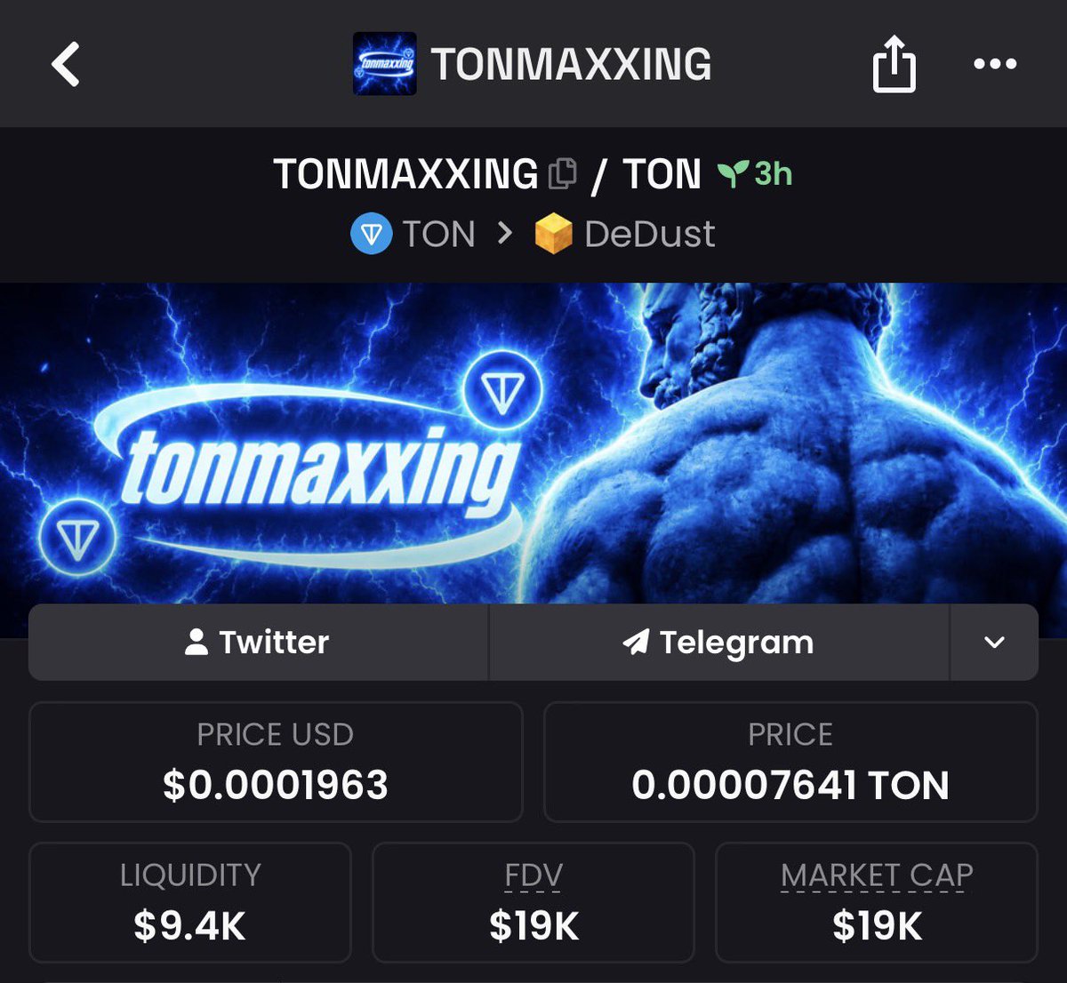 cryptoaxorion's tweet photo. $tripleT (Ton Ton Ton Sahur) on TON moved from 60k range to 400k in no time

so i aped $TONMAXXNG seems free at 20k

EQBNTqWyiUoBXJETqx_iiRK3JRQREc3HAfDRKFaMnUJ8p8Re https://t.co/0Aq57ixHKg