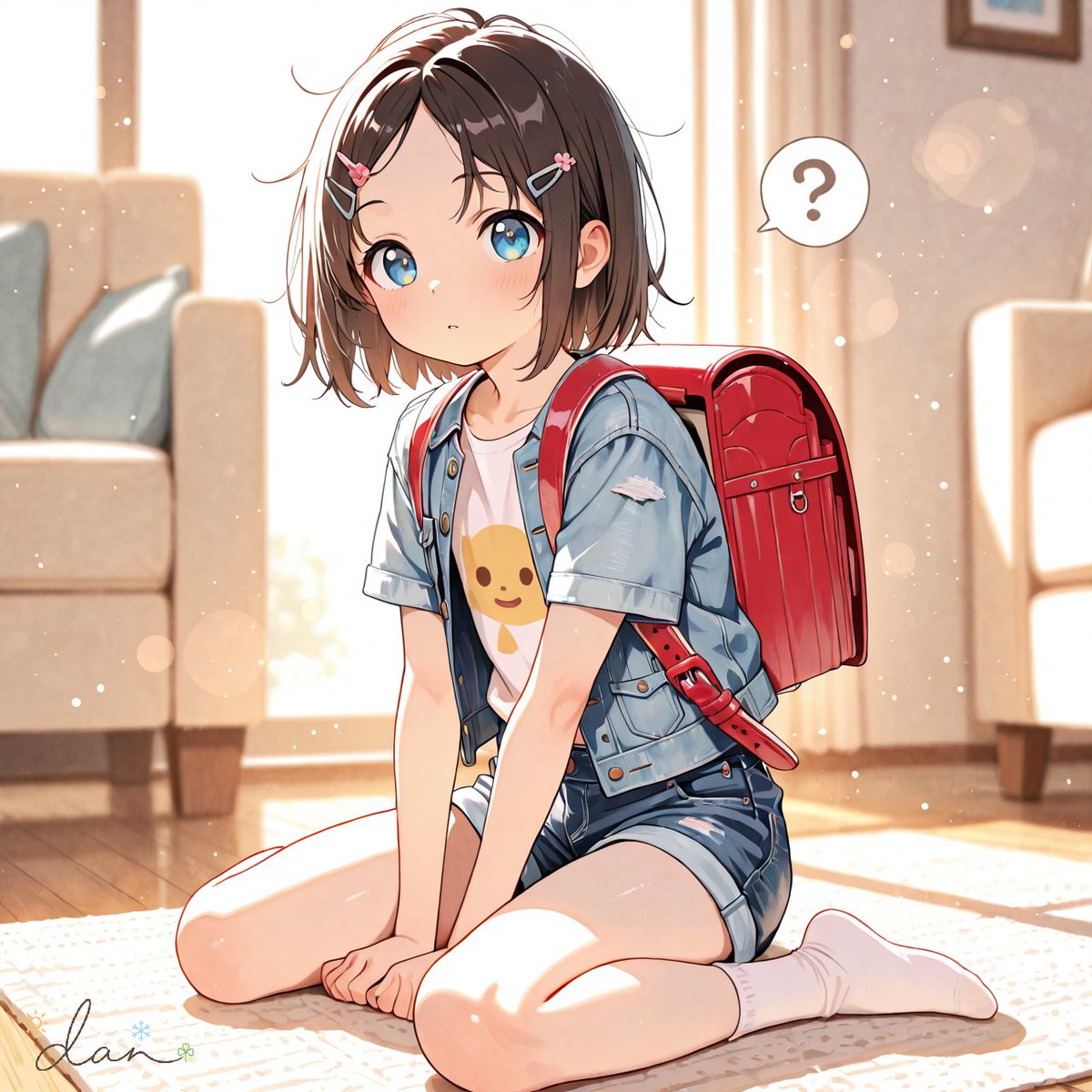 おはようございます☀

☀「えっ、今日行けばまたお休み？」

ゴールデンウィークが終わったばかりなのに、
カレンダーを見たらもう週末📅
ちょっと得した気分の金曜日です✨

真夏 -Manatsu- ☀

#AIイラスト #オリキャラ