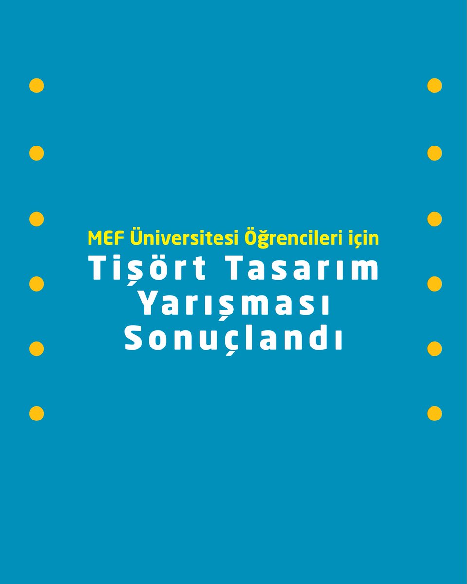 MEF Üniversitesi tweet media