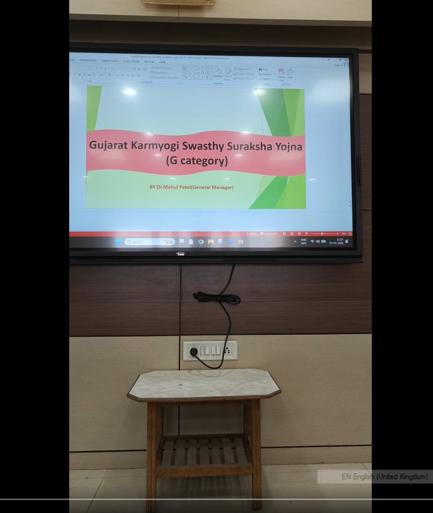 shapmjayma's tweet photo. A special workshop was organized for the #Education Department #Gujarat on #PMJAY G-Card generation and awareness.
✅ #CashlessTreatment benefits up to ₹10 lakh
✅ Self #GCard generation
✅ 1994+ empanelled hospitals
#AyushmanCard #AyushmanBharat #HealthcareForAll #DigitalHealth https://t.co/m4RnJnB9Dq