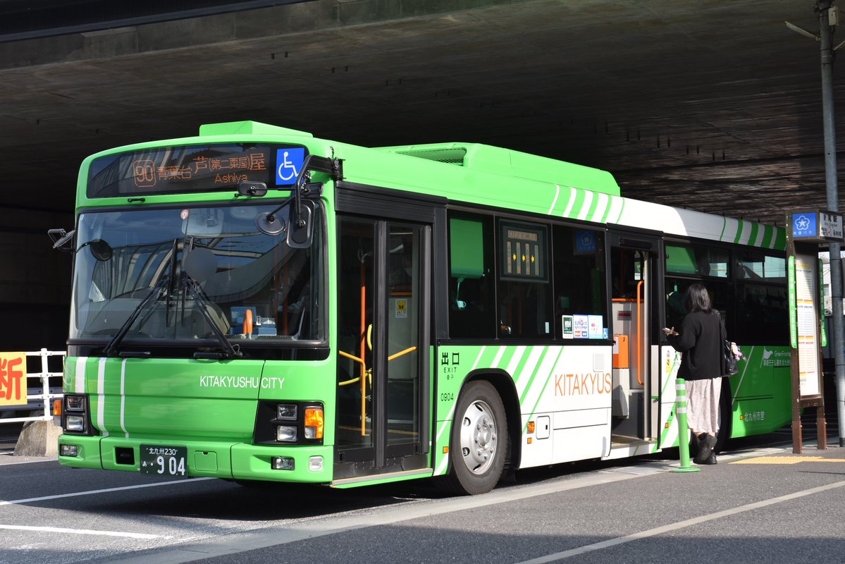 北九州市営バス 若松0904 (PKG-LV234L2) 元都営バスT196(臨海
