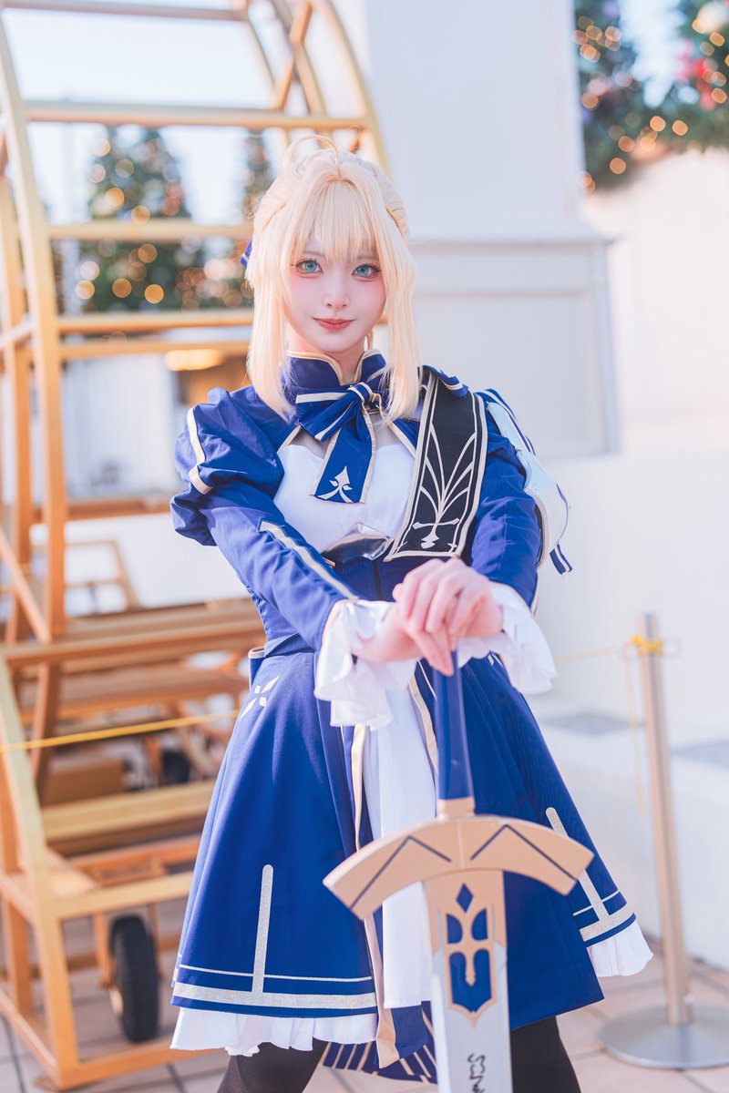 chida_419's tweet photo. 【Cosplay｜コスプレ】
崩壊：スターレイル× Fate/stay night
セイバー

#ラグコス #ラグコスプチ https://t.co/3ilzQC7Hz1