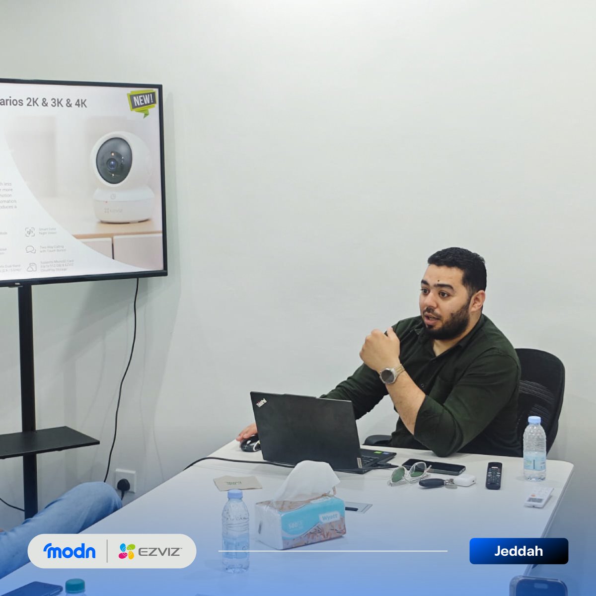 modntelecom_'s tweet photo. We are pleased to collaborate with EZVIZ to provide training on the latest surveillance and security technologies to our sales team in Jeddah.

We would also like to extend our sincere thanks to Mr. Abdalla Almenshawy for his efforts and fruitful cooperation.

#EZVIZ #SmartHome https://t.co/ZW26pgHOKe
