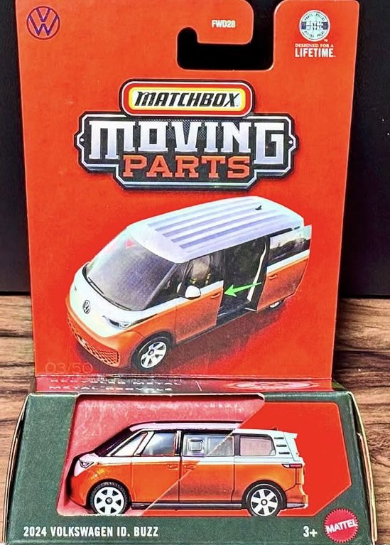 VOLKSWAGEN・ID. BUZZ MATCHBOXムービングパーツシリーズの一台✨ ID