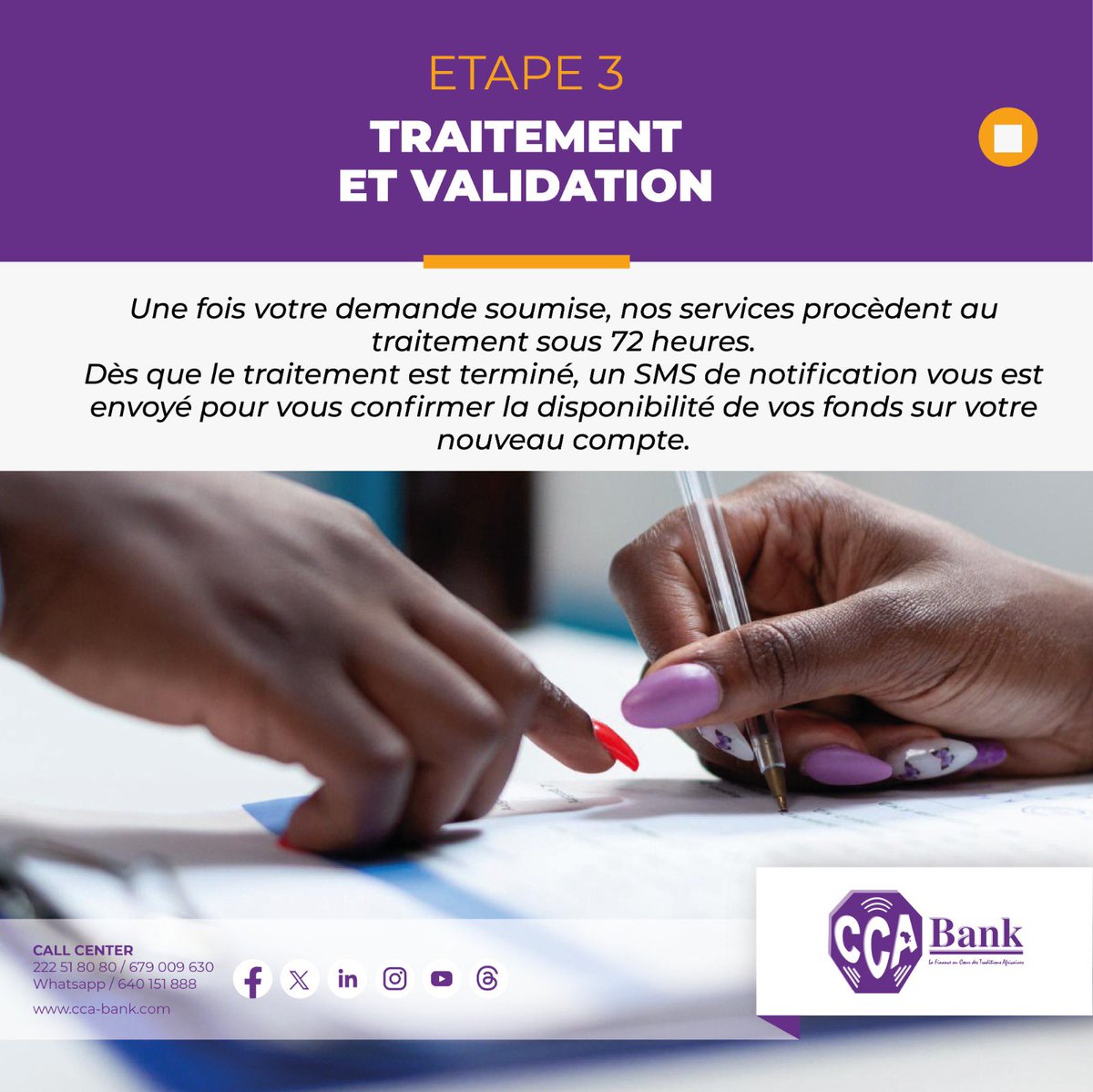 cca_bank's tweet photo. Pas de panique, un incident technique au distributeur ne signifie pas que votre argent est perdu. Nous mettons tout en œuvre pour résoudre ces situations rapidement.
Suivez la démarche et nos équipes s'occupent du reste pour régulariser votre situation.
#CCABank https://t.co/f1c2cGjjei