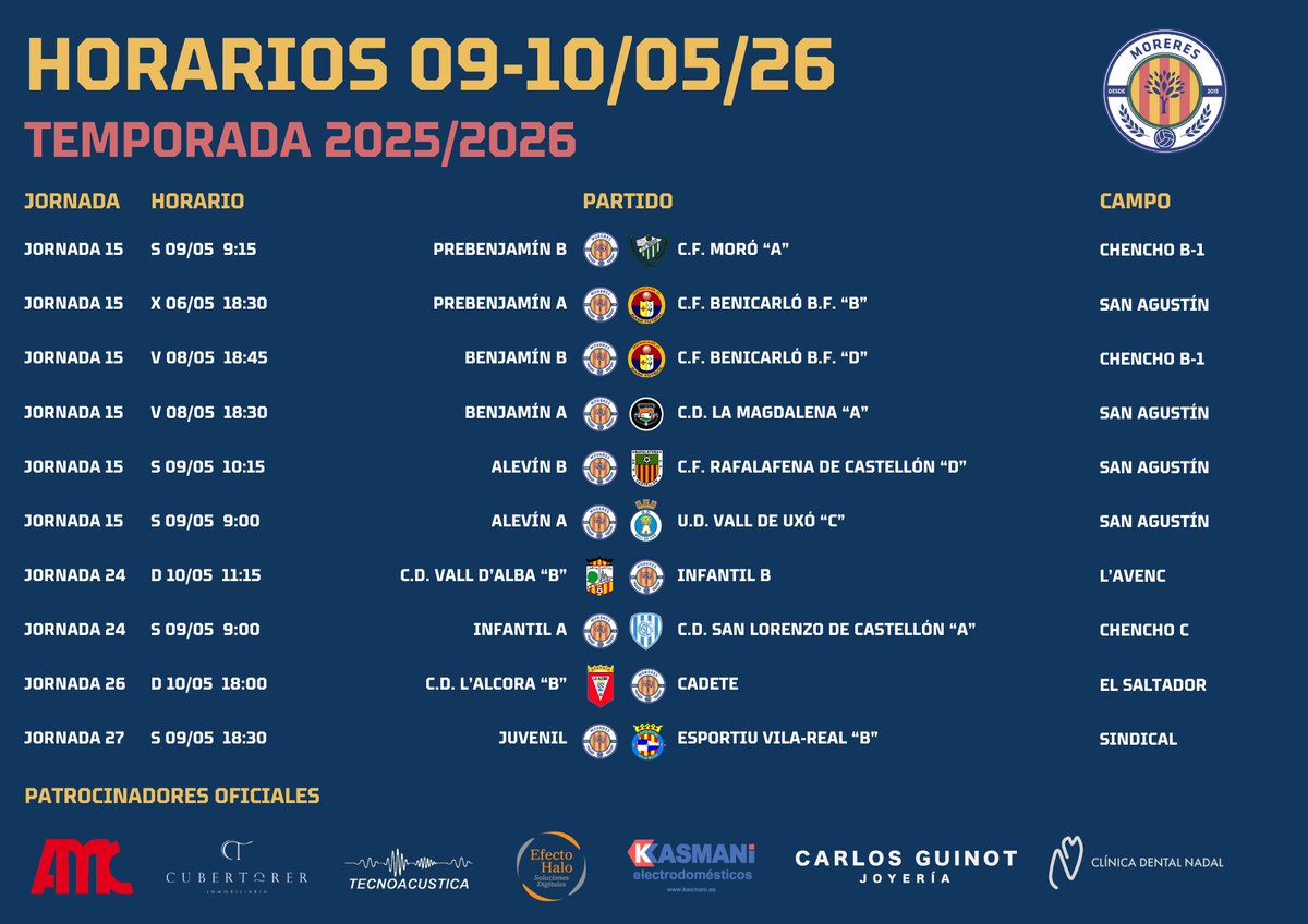 Club Moreres tweet media