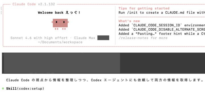 eggAIeguite's tweet photo. え、なんか2分いじったらClaude CodeとCodexが両方動く神設定になったんやが。 https://t.co/uCXCQpSjkd