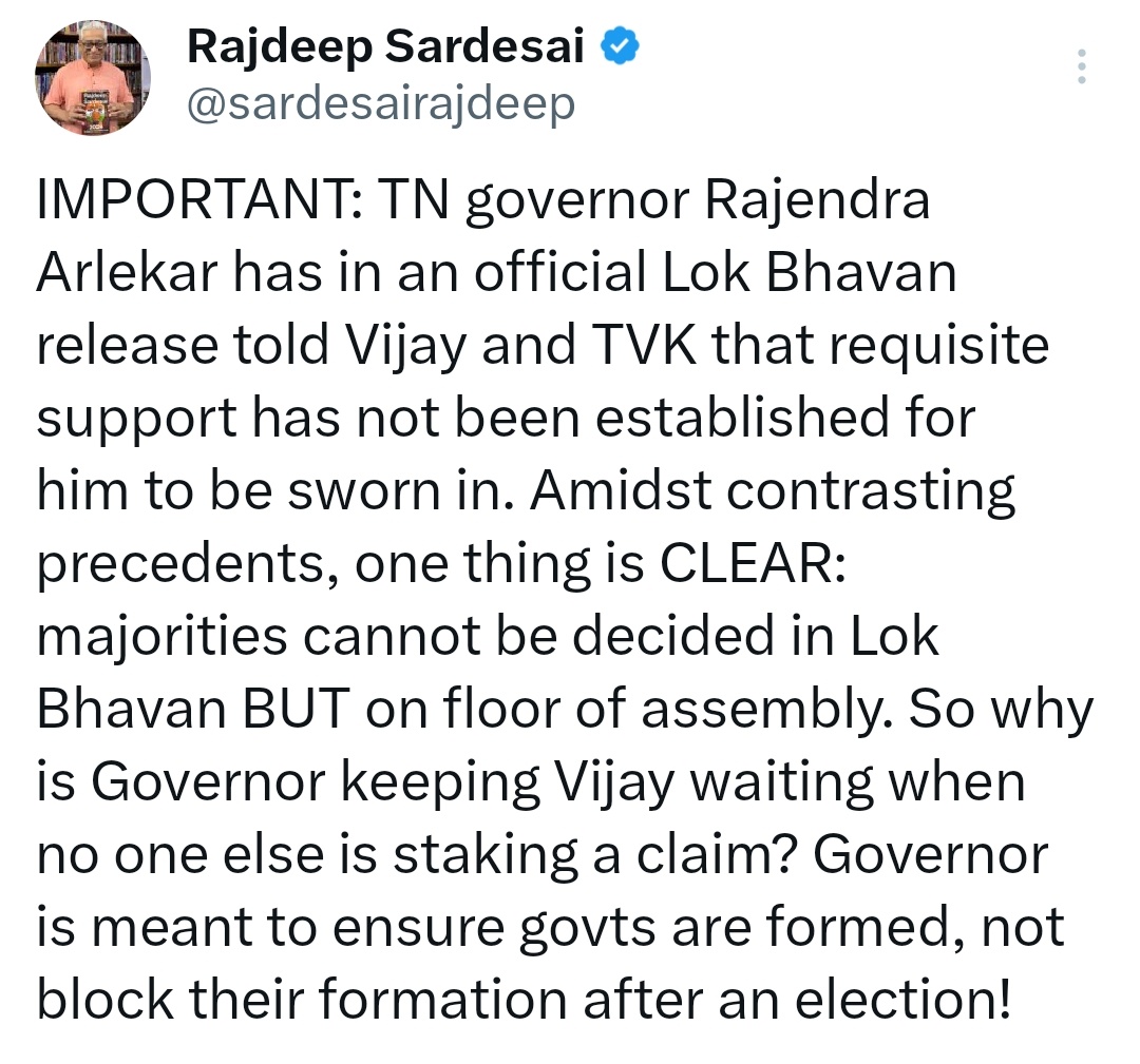 Black and White Episode should be made on Dalladeep.

This <a href="/sardesairajdeep/">Rajdeep Sardesai</a> is next level Hypocrite, he openly speaks as a Congress spokesperson. Why not <a href="/IndiaToday/">IndiaToday</a> make him offically a Congress spokesperson in their channel.?!