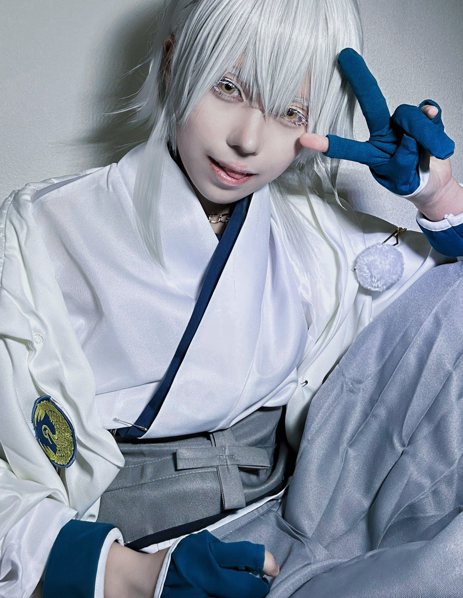 刀剣乱舞/cos 鶴丸国永 ✌️✌️✌️✌️✌️ #刀剣乱舞コスプレ