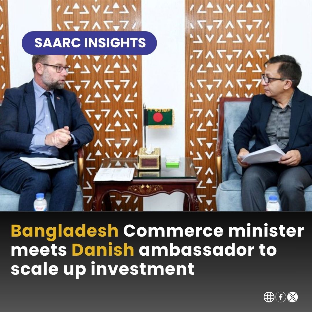 S_A_CCI's tweet photo. #SAARCInsights: #Commerce, #Industries, #Textiles and Jute Minister Khandakar Abdul Muktadir on Thursday urged #Denmark to scale up its investment in #Bangladesh, underscoring the country’s strong potential as an investment destination.

Readmore: https://t.co/M7V3hattPW https://t.co/2I0iegDQTw