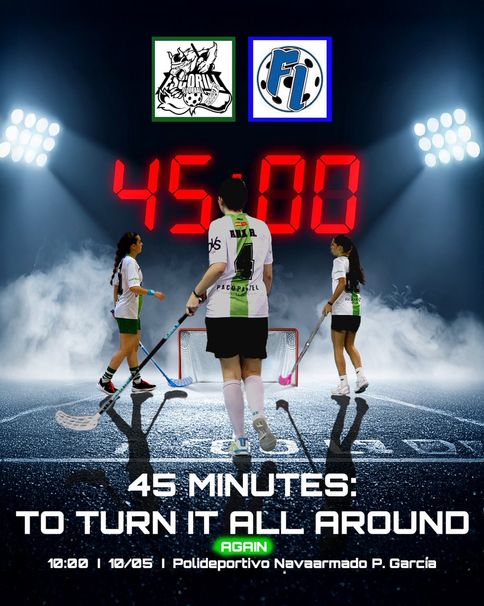 FblEscorial's tweet photo. DOMINGO 26/04
11:30 #FloorballEscorial A 0 - 4 CUF Leganés A
14:45 UHK Madrid 5 - 2#FloorballEscorial B

SÁBADO
18:30 CUF Leganés A - #FloorballEscorial A

DOMINGO
10:00 Floorball Escorial Femenino A - CUF Leganés Femenino A https://t.co/LaHF7BCVw9