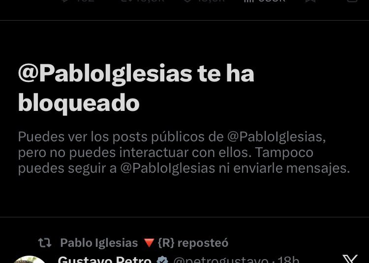 Buenas noticias, gente

La rata de Pablo Iglesias me ha bloqueado 😎
A parte de sus rachas de 0 escaños, no pudo aguantar que le recordaran que es un defensor de dictaduras y un hipócrita

Por su comportamiento genérico, no me sorprendería que jugara al FF7 o que sea un cuck